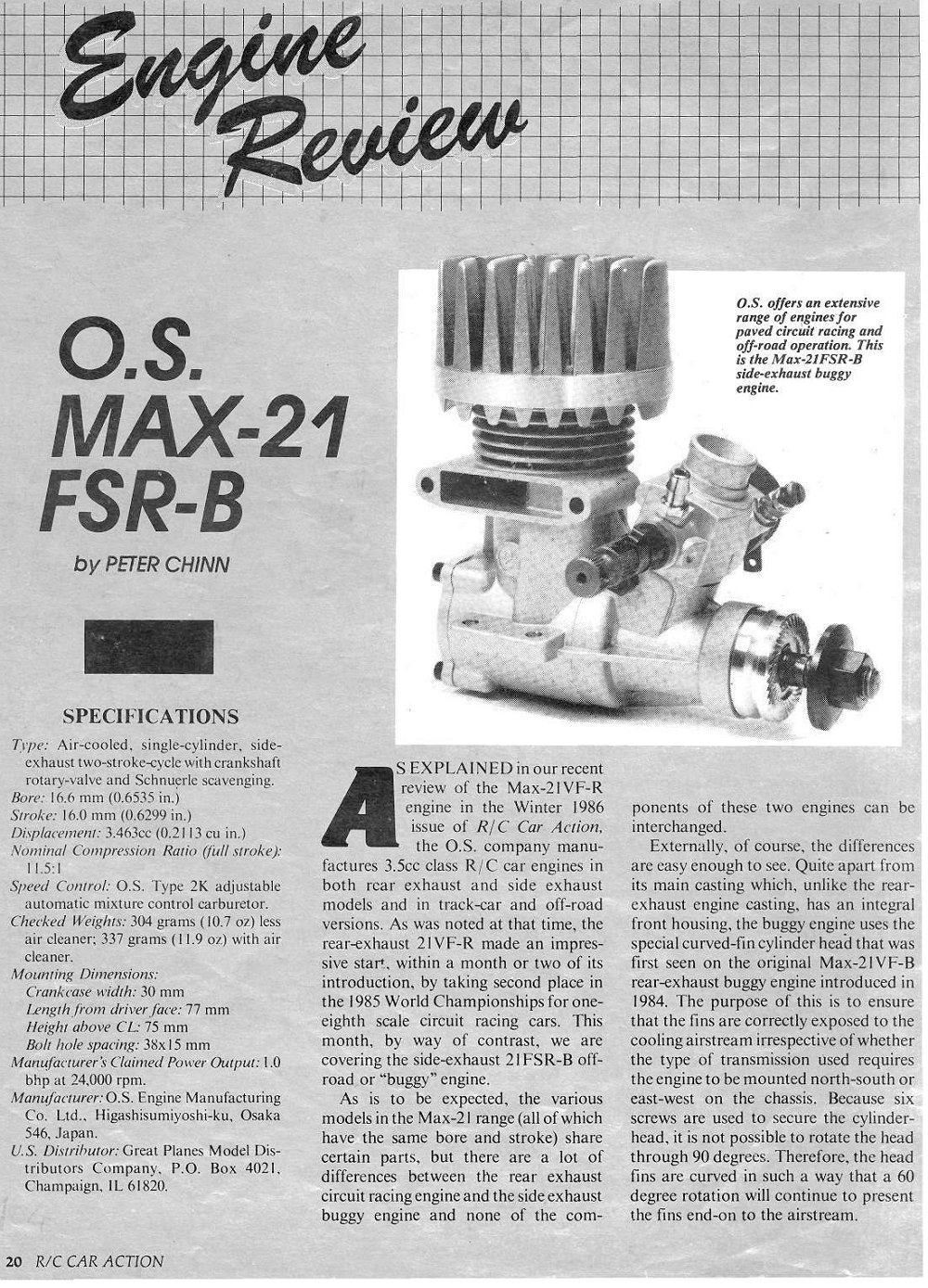 OS Max 21 FSR-B